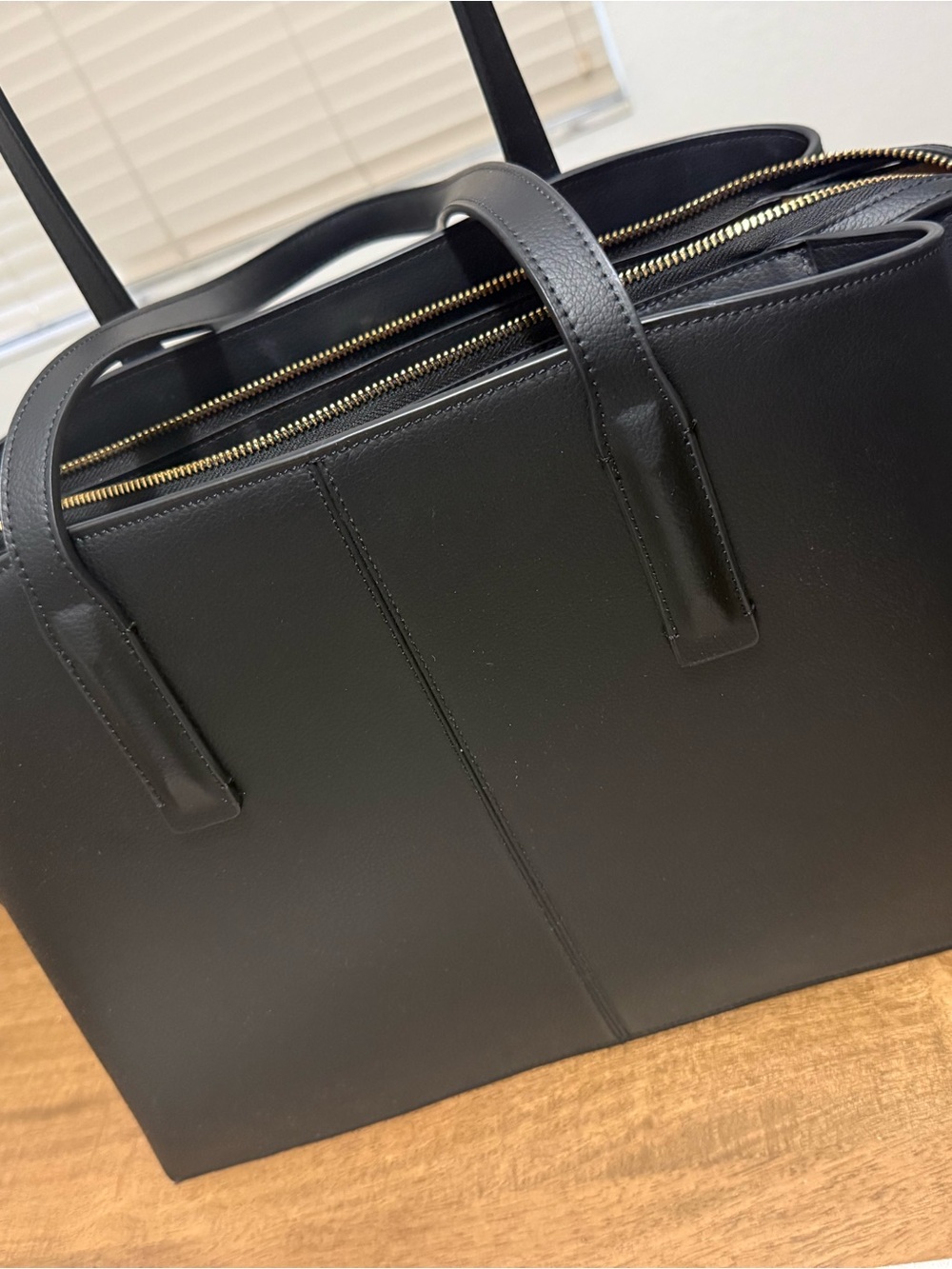 Freja New York Paloma Tote Black Work Laptop Bag + Dust Bag
